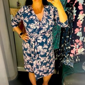 Maternity wrap dress. A Pea in the Pod size L